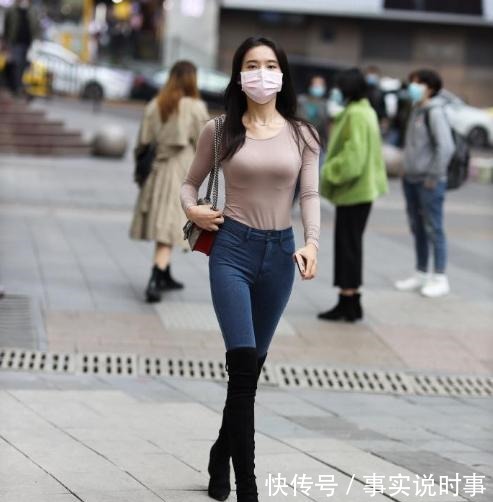 衬衣 秋装时尚穿搭,紧身上衣配短靴,轻松“秀身材”!