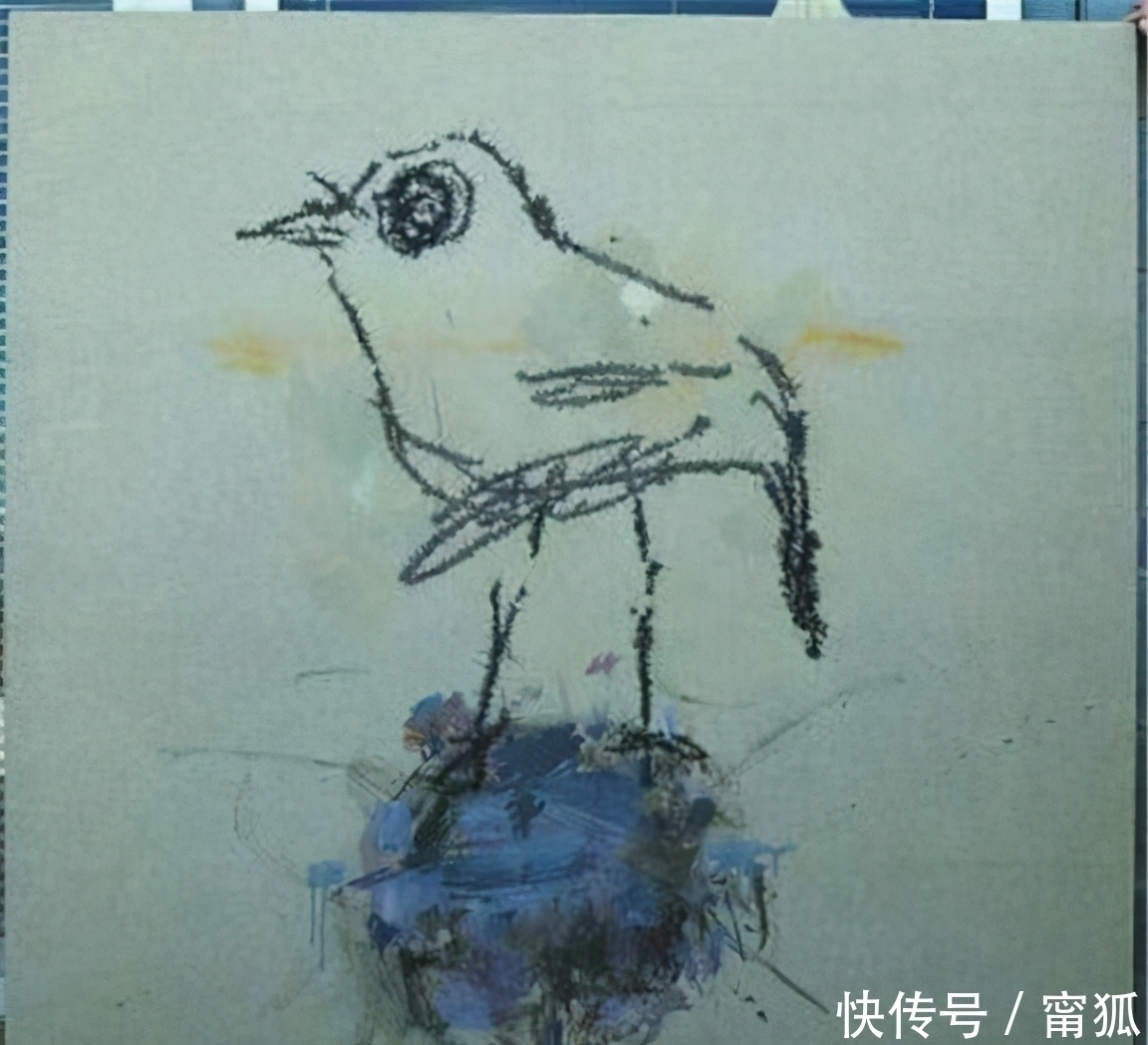 专家|叶永青画一只鸟卖82万,网友吐槽不如小孩,专家:往鸟眼睛里看