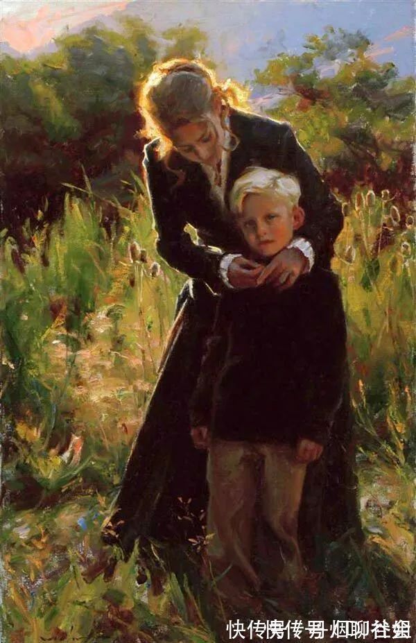 迈克尔!寻找生命中的光,70后印象现实主义画家迈克尔·马尔姆的油画
