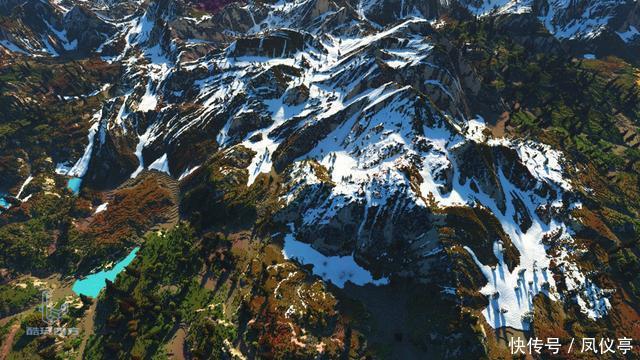 真实|我的世界:玩家首次发现鲸落?当真实地形再现MC,网友:那鲨凋呢