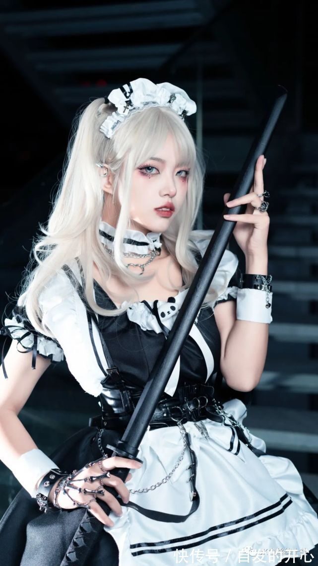 万圣节|cos:万圣节自设战斗女仆cos正片