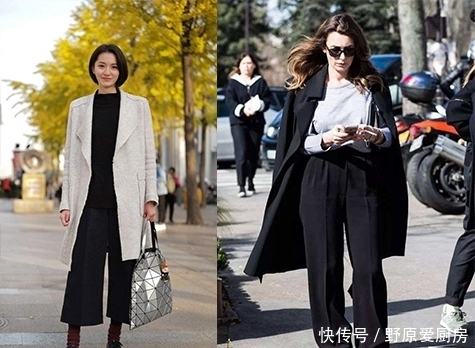 黑色|腿粗的女人,大衣搭牛仔裤显胖!这3种“小黑裤”才让你显瘦!