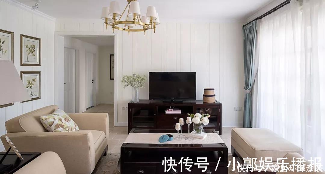 新房|130平的美式新房,预算25万设计费就花了一万,效果很值!