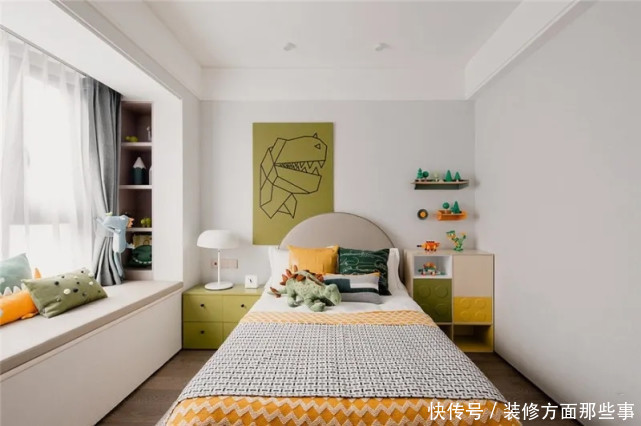 墙面|142平现代风三居室,粉色空间洋溢着青春的气息