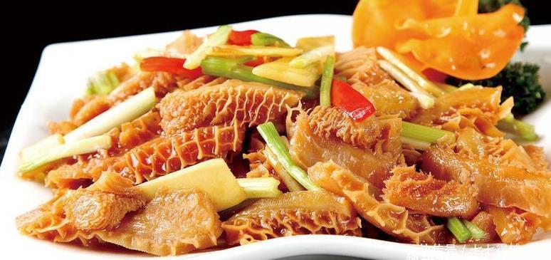 香辣爽滑的金钱肚,教你一个拿手好菜,香辣下饭,家人吃米饭必备