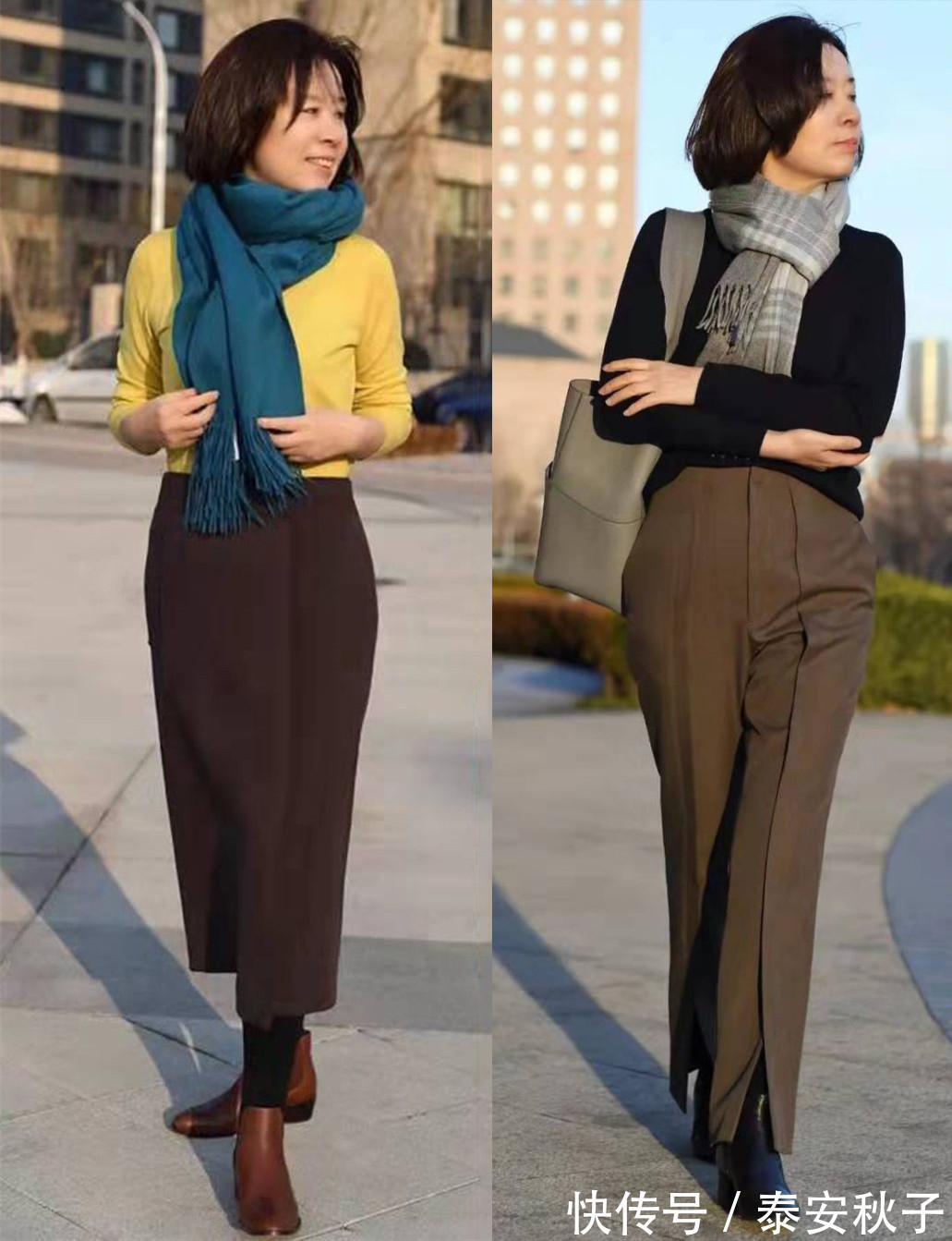 短靴 谁说“奶奶辈”就不能美了?看50岁的她:过年穿搭又美又嫩,好优雅!