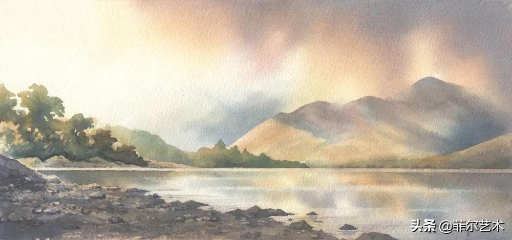 c画家约翰·坎贝尔 John Campbell水彩作品欣赏