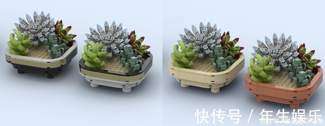 龙威小子@乐高Ideas作品多肉花园获得10000票支持!打破入选作品数量纪录!