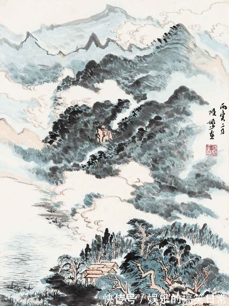 陆俨少|山水画|陆俨少:成名不能太早,早了会害人!