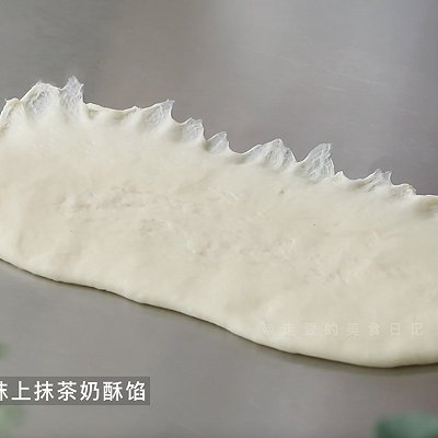 抹茶奶酥面包