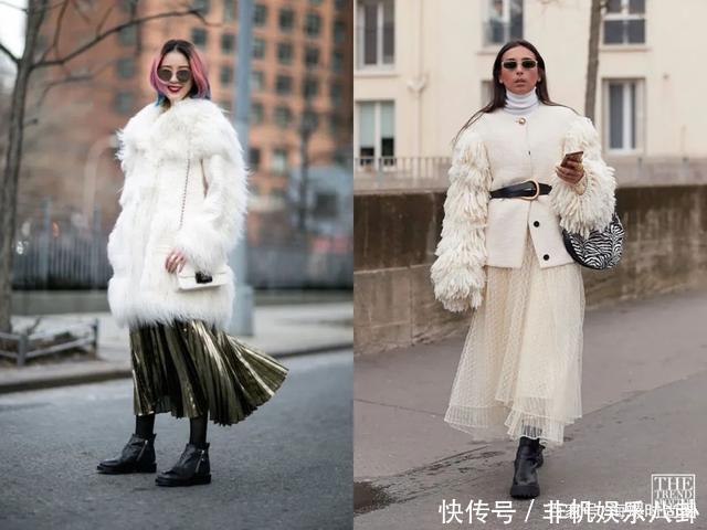 大衣，还是白色最气质！