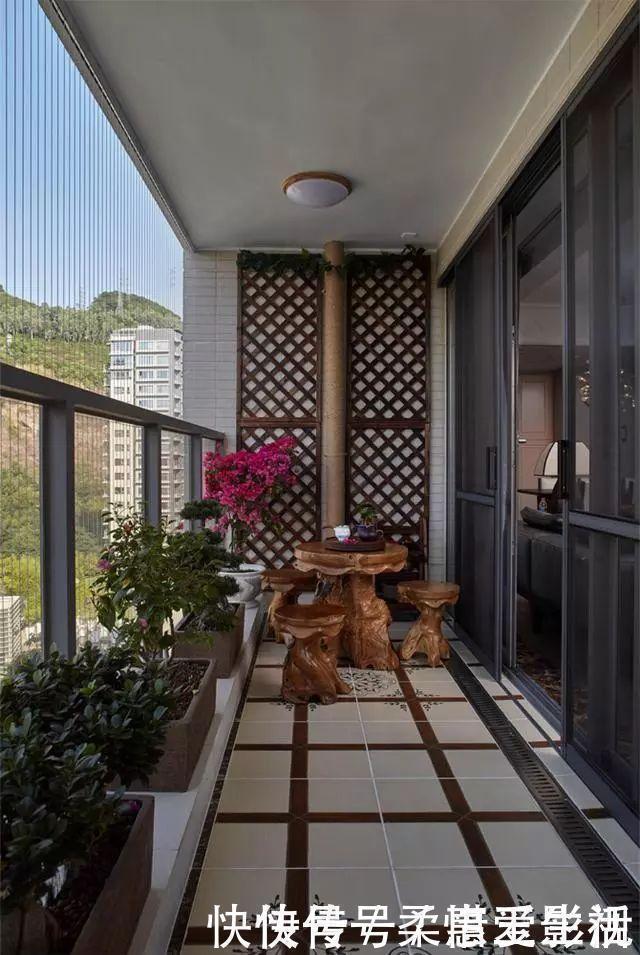 效果图|越来越多人阳台不用来晒衣服了,现在都流行这么装,太有才了