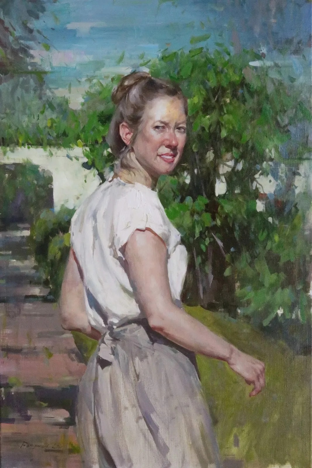 笔力独到，气势如虹，看看这二位的油画