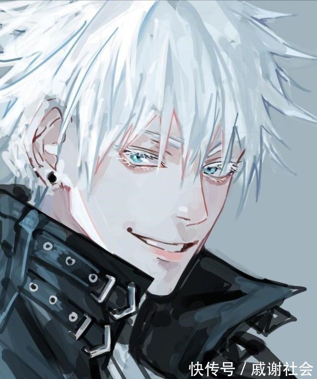 画师|画师笔下的咒术回战,五条悟怎么画怎么帅,夏油变暖系帅哥