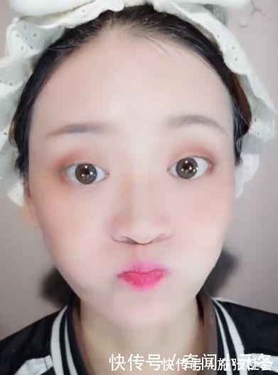 酸甜排骨|女子化“菠萝”妆去接老公,妆后很减龄,网友坐等卸妆了