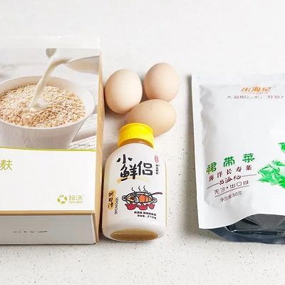 燕麦麸|裙带菜小饼