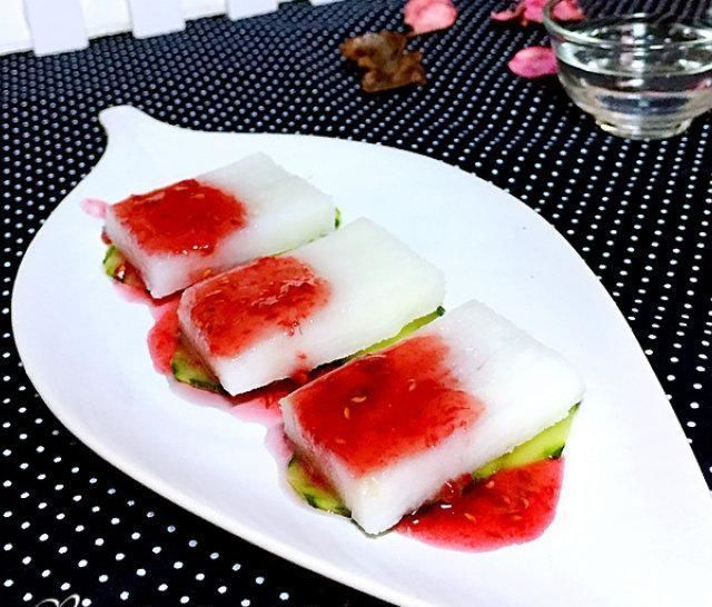 高级|很高级的一道甜点哦,果酱山药,口感绵软的滋味哦