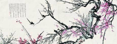 大师&他与张大千齐名,一生画三百余幅作品,人们称他是青绿山水大师!