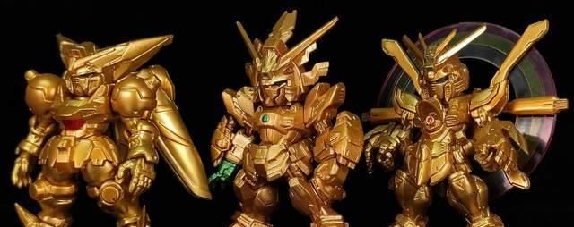 模玩|[模玩评测] 食玩FW 新GC 金色机体套装（GOLD EDITION）