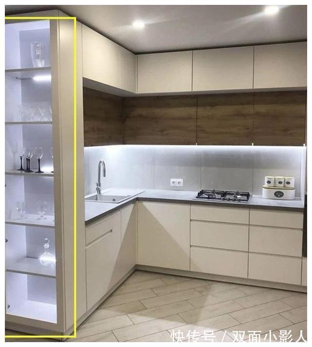 档次|厨房收纳空间不够大？学她这样做侧边柜，不仅收纳储物强还上档次