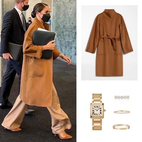 米歇尔!梅根真有钱啊!三天行程6套衣服60万,外加260万珠宝,土豪风十足