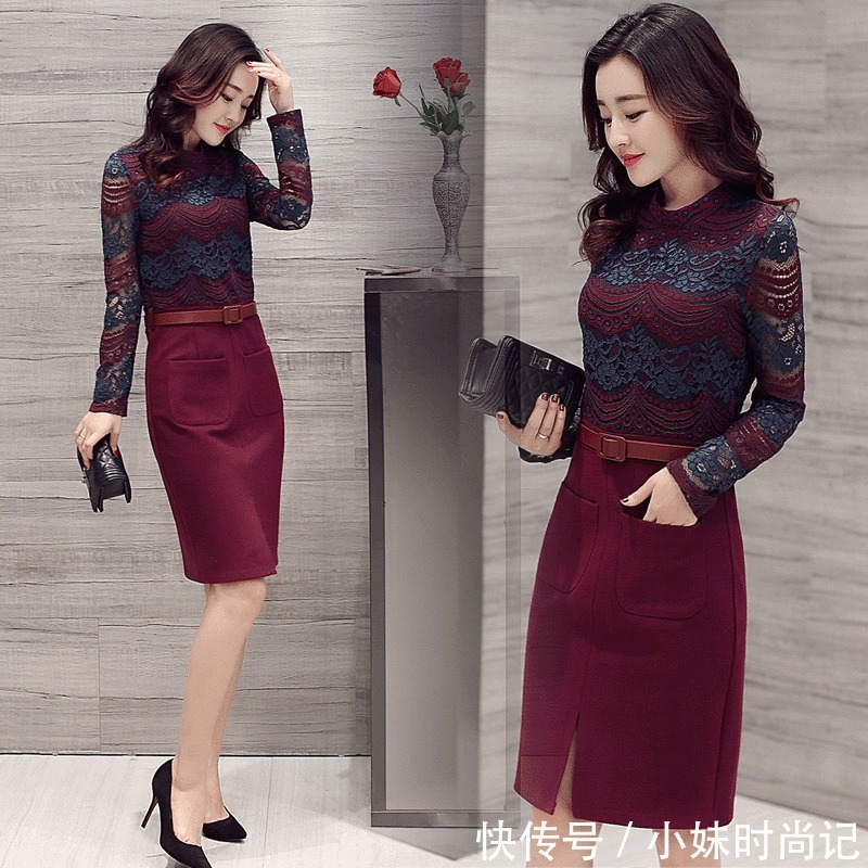 小香风 好看修身裙子,时尚甜美,细腰美腿轻松穿出来