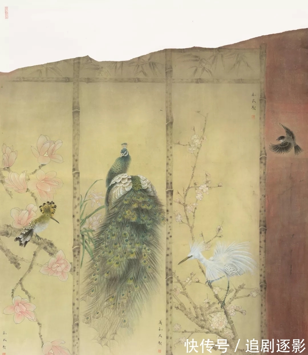 万利民@花鸟画|万利民,一个画孔雀的丹青妙手
