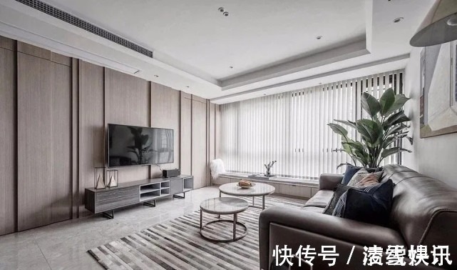 起居室|143平现代风四居室,一家人在客厅和谐互动,真的超级有爱