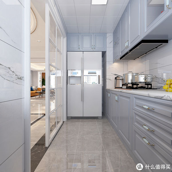 主卧|180㎡四居室精装房改美式风，看了主卧之后真的羡慕，非常的精致