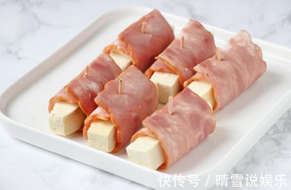 豆腐条|脑洞大开的豆腐卷，培根当皮煎，外脆香里清甜