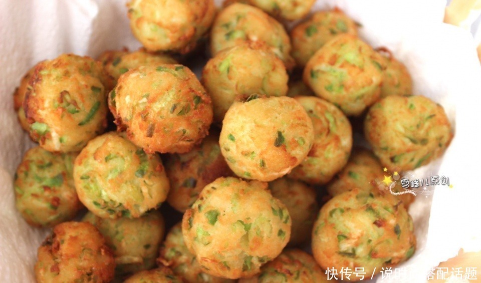 面粉|做萝卜丸子不用淀粉不用面粉,加它外酥里软不发硬,做一盆都吃光