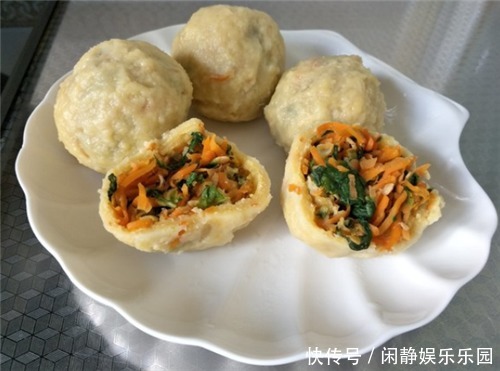 团子|早餐别只会馒头面条,用它做个团子,低热量,饱肚子不易长胖