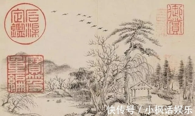 董邦达$一个拿皇家俸禄的画家|董邦达小品山水画