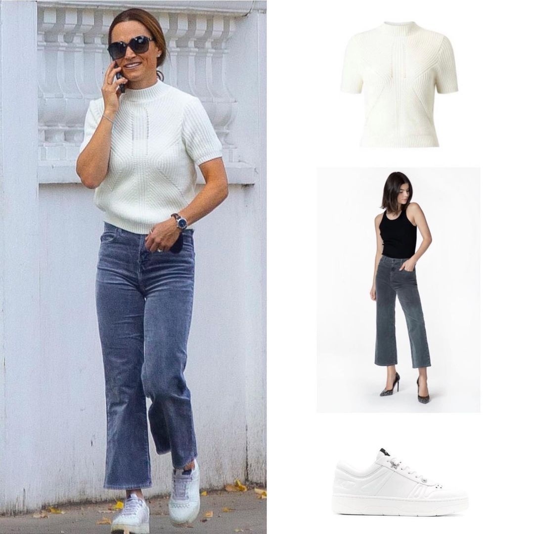 发福|凯特妹妹产后半年发福!首次穿阔腿裤暴露身材短板,姐姐身材完胜