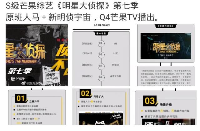 明偵|《明星大偵探7》開始招商，利用原班人馬吸睛，觀眾已不再奢望！
