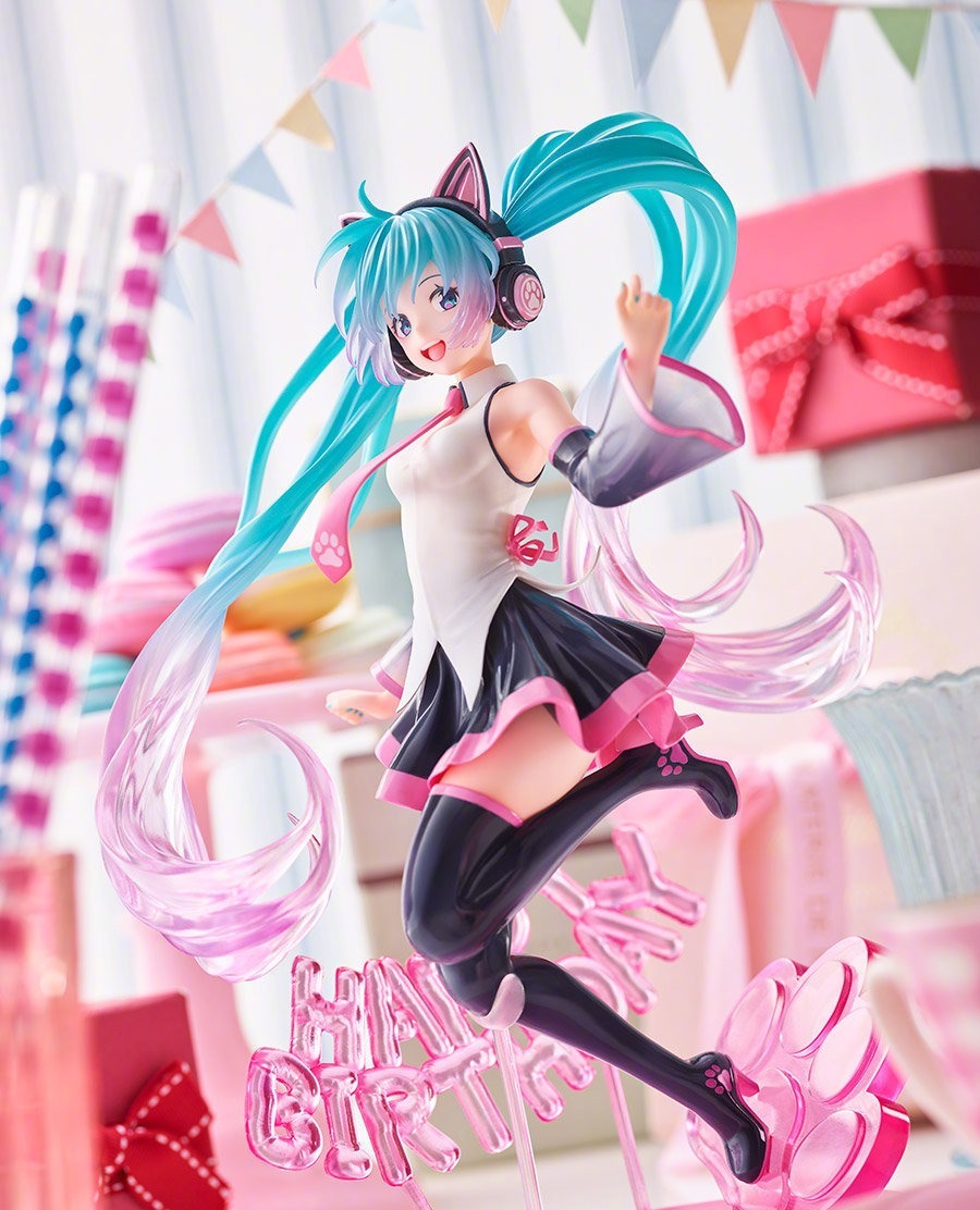 塑料|初音未来新款手办展示,原画清新可爱,发型采用半透明款式