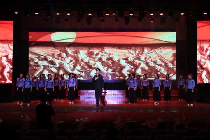 暨阳学院|红色故事搬上舞台 师生自编自导自演舞台剧《俞秀松》