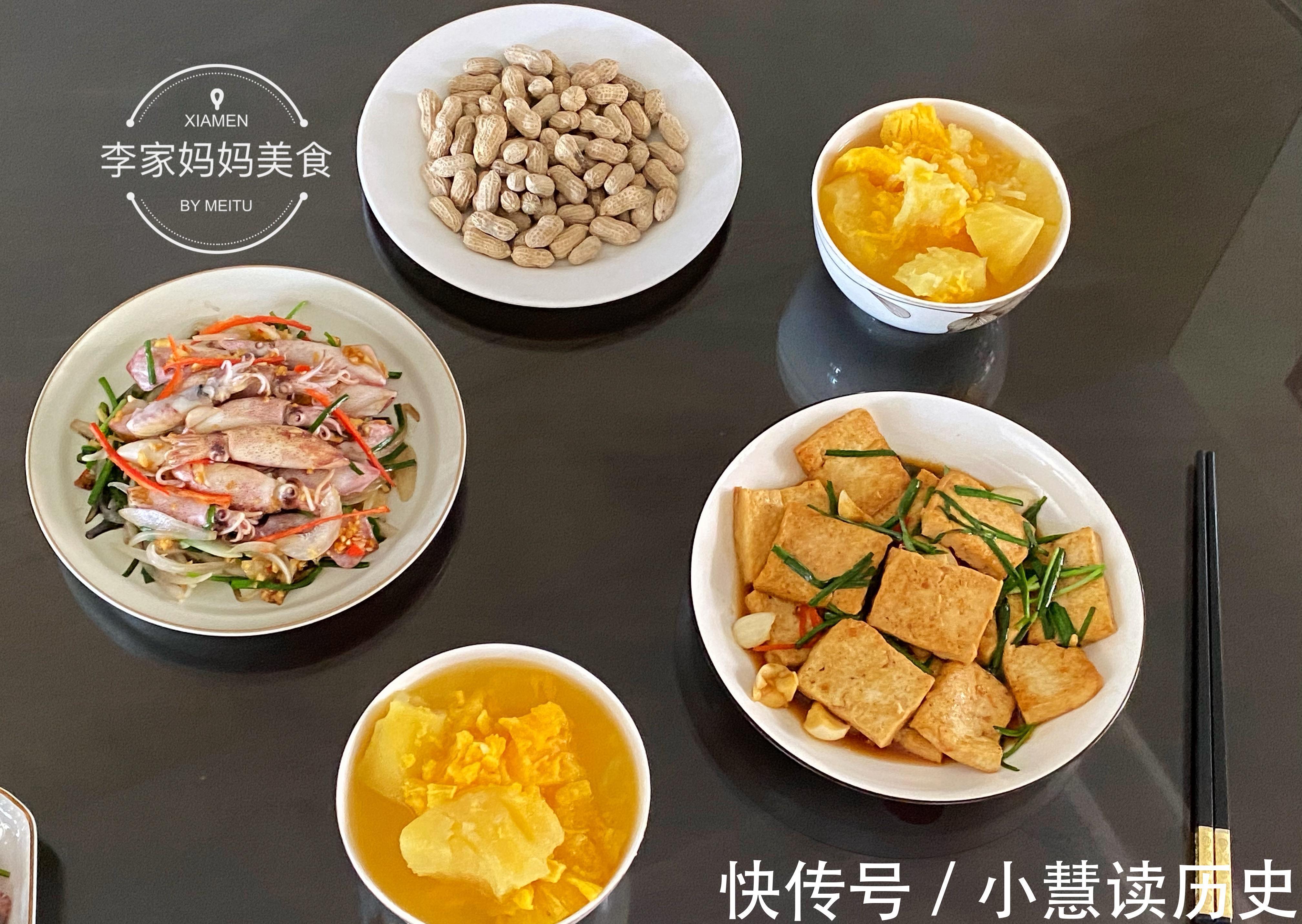 福建一家三口的午餐，火了朋友圈，网友：过日子拒绝假精致