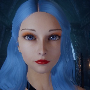 惩戒魅魔性感诱人蓝发妖姬捏脸MOD-52KMS