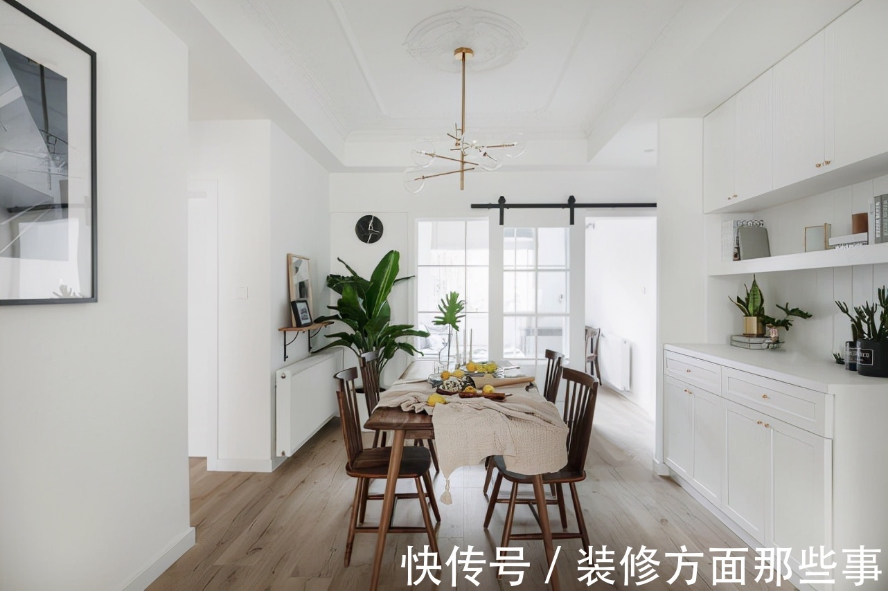 卫生间|112平北欧风三居室,把客房的隔墙打通,让整个空间通透起来