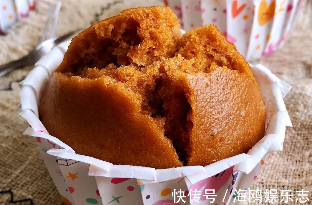 技巧|教你做红糖开花发糕,不用揉面很简单,掌握一个技巧,个个开花