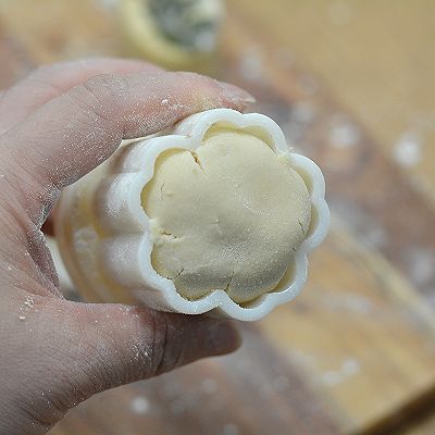 月饼|流心豆沙米月饼