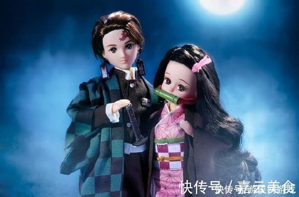 鬼灭之刃|简直可怕!“日本芭比”莉卡推《鬼灭》炭治郎兄妹娃娃