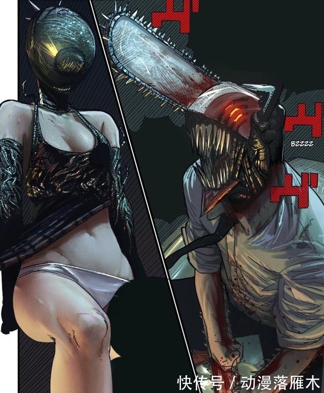 自制|又见神仙画画,国外粉丝自制《电锯人》上色版漫画