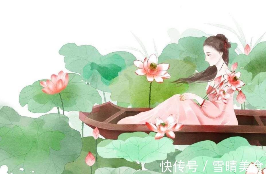 一笑!王昌龄咏荷花的一个千古名句,被李清照随手一仿,写出别样的美感