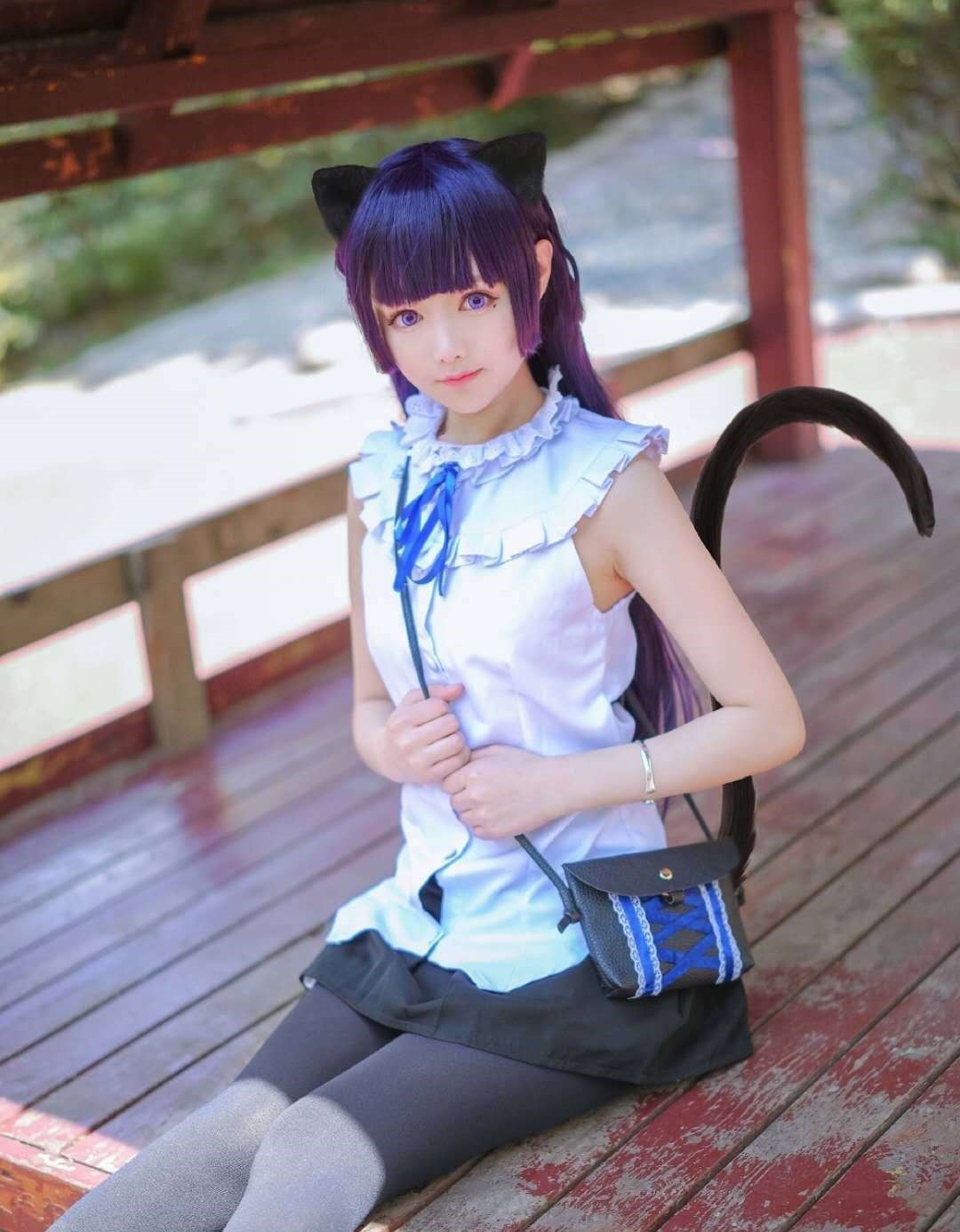 黑猫五更琉璃|黑猫五更琉璃超萌还原,俏皮猫尾绒绒猫耳,两套造型都好可爱啊!