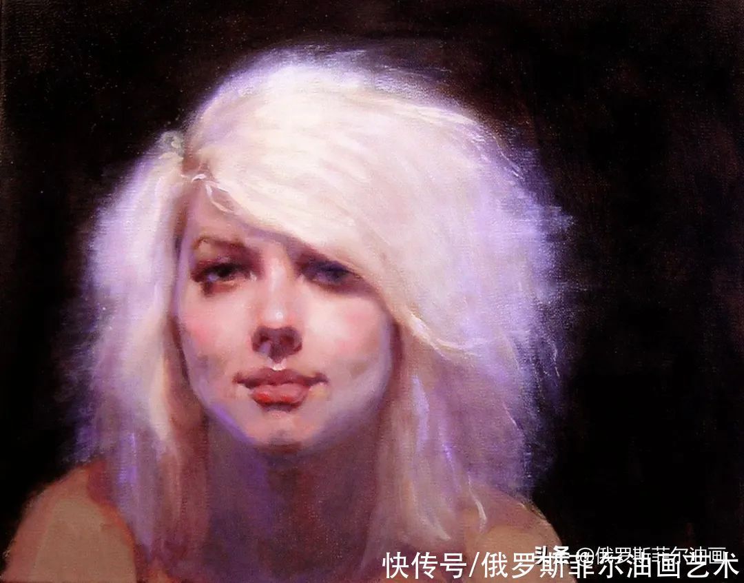 油画&美国画家桑德拉·弗朗德的油画里,充满了微妙而引人注目的情感