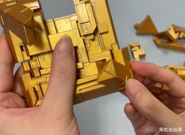 说明书|游戏王硬核铁粉十分钟拼出千年积木模型 可惜没成功召唤出法老王