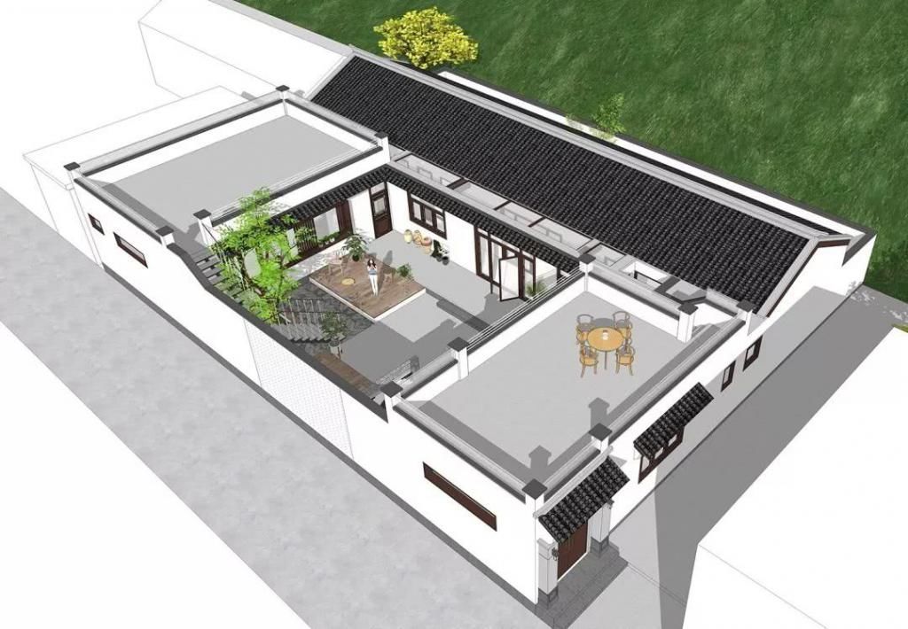 编号|28套一层农村别墅合集,一栋比一栋精美,哪套最得你欢心?