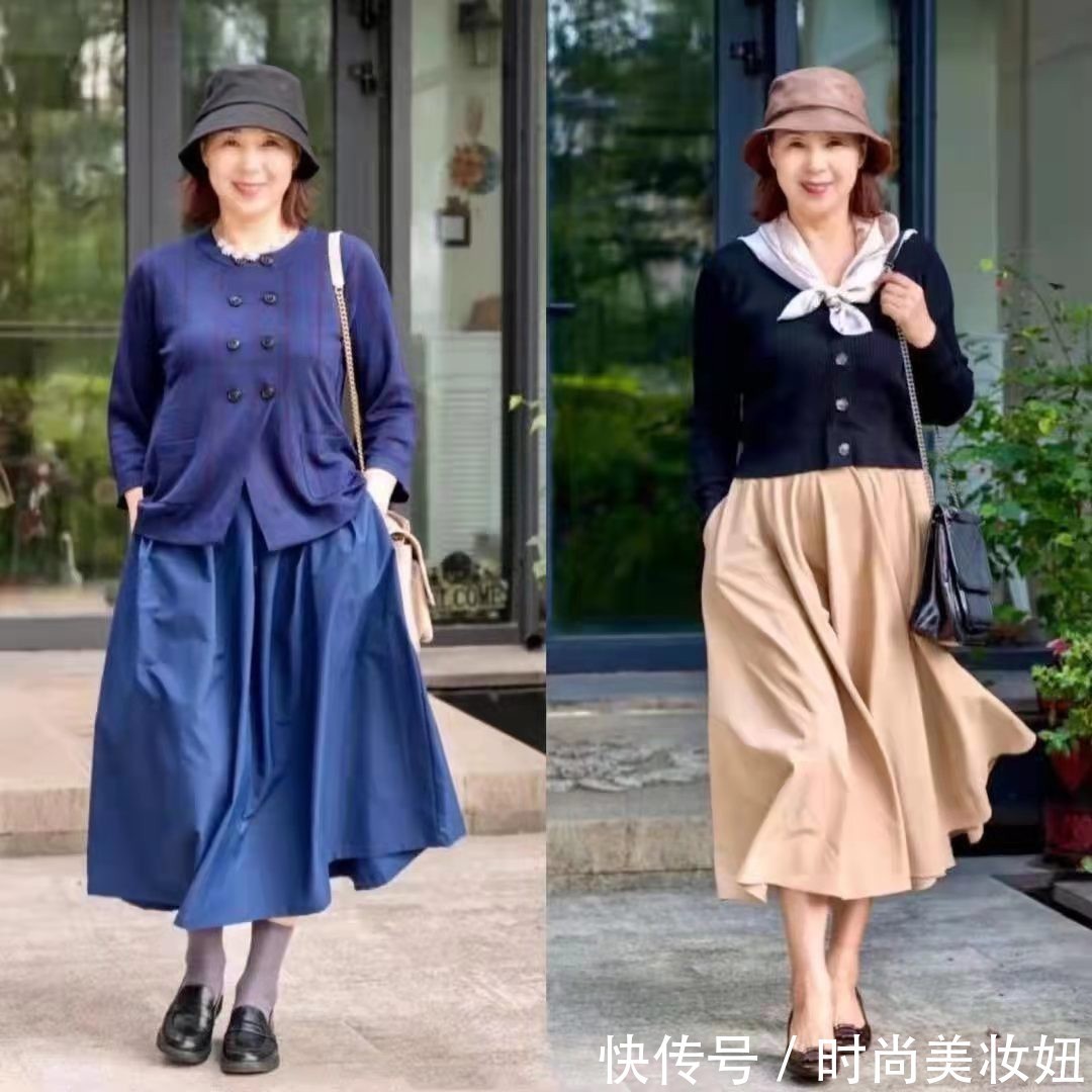 老年人|65岁博主重新定义“奶奶辈”，比少女还会穿，时髦洋气又减龄